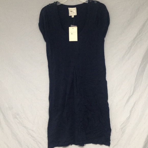 NWT Pink Rose Navy Blue Sweater Dress XL - Picture 2 of 6